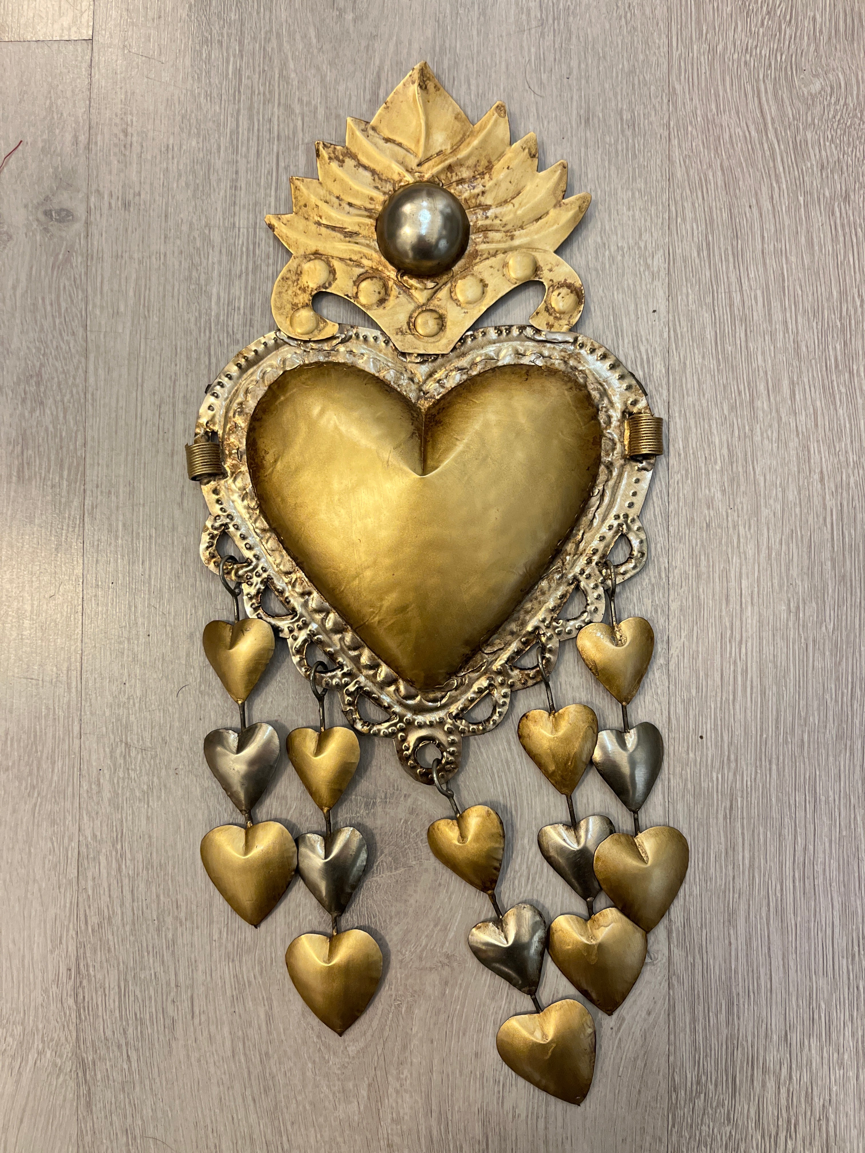 Corazón lluvia de corazones