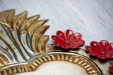 Corazón halo de flores