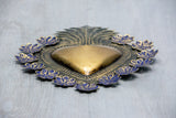 Corazón halo de flores