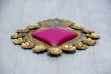 Corazón halo de flores
