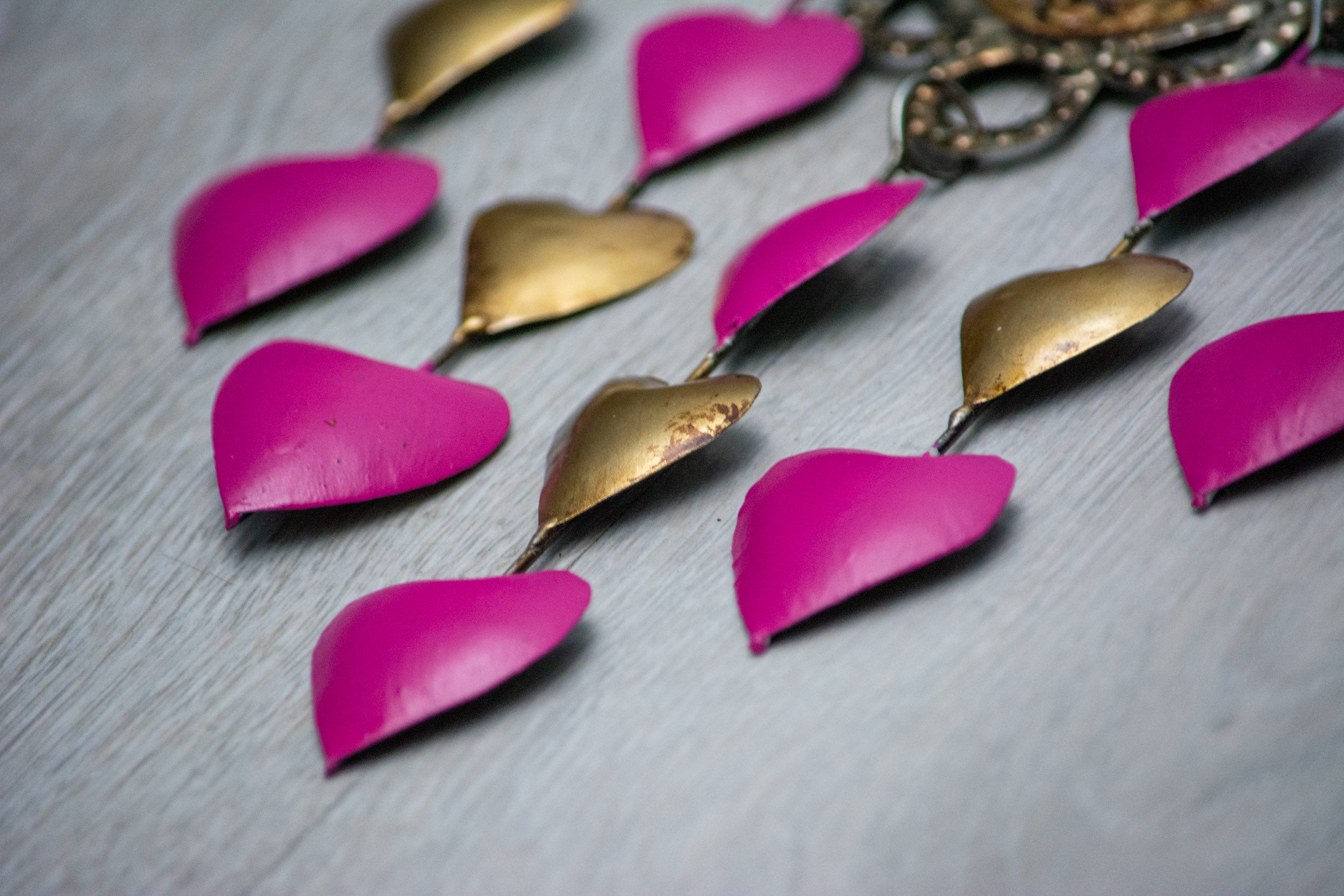 Corazón lluvia de corazones