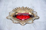 Corazón flama con espinas