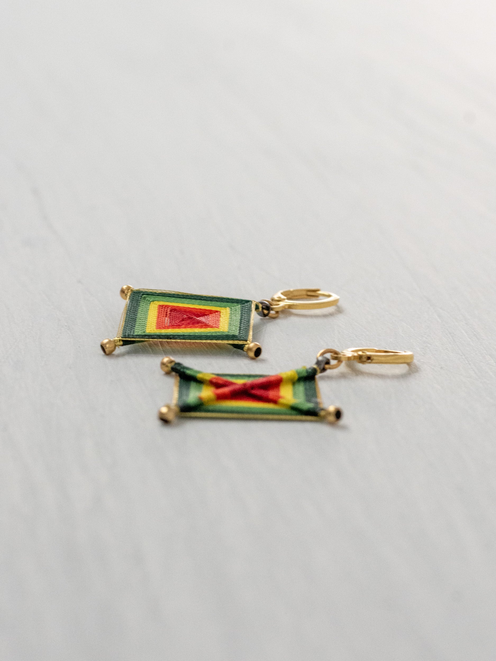 Aretes ojos de dios