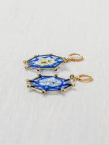 Aretes mandala octagonal chicos