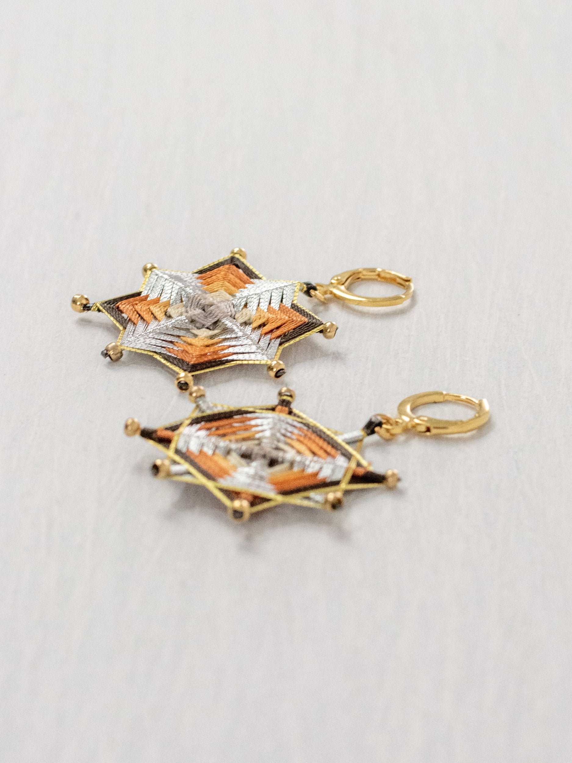 Aretes mandala estrella chicos