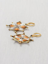 Aretes mandala estrella chicos