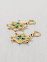 Aretes mandala estrella chicos