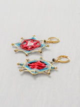 Aretes mandala estrella chicos