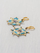 Aretes mandala estrella chicos