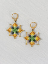 Aretes mandala estrella chicos