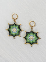 Aretes mandala estrella chicos