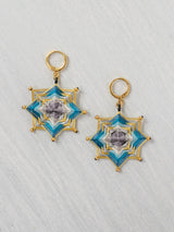 Aretes mandala estrella chicos