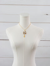 Collar mandala estrella con pluma chico
