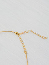 Collar mandala octagonal con pluma grande
