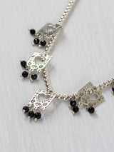 Collar papel picado con corazón