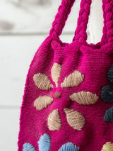 Bolsa de Chiapas con flores
