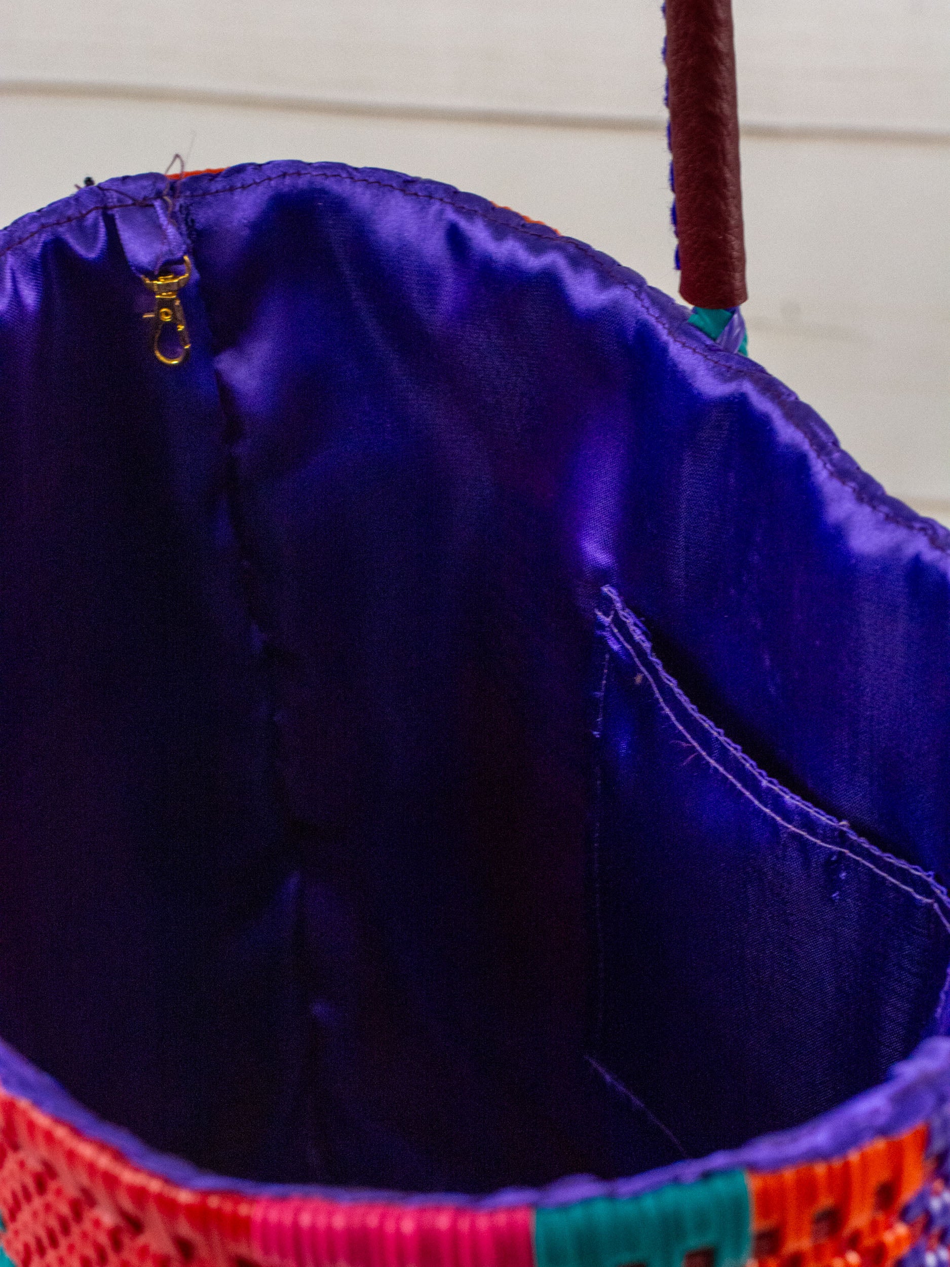 Bolsa artesenal corazón milagro grande