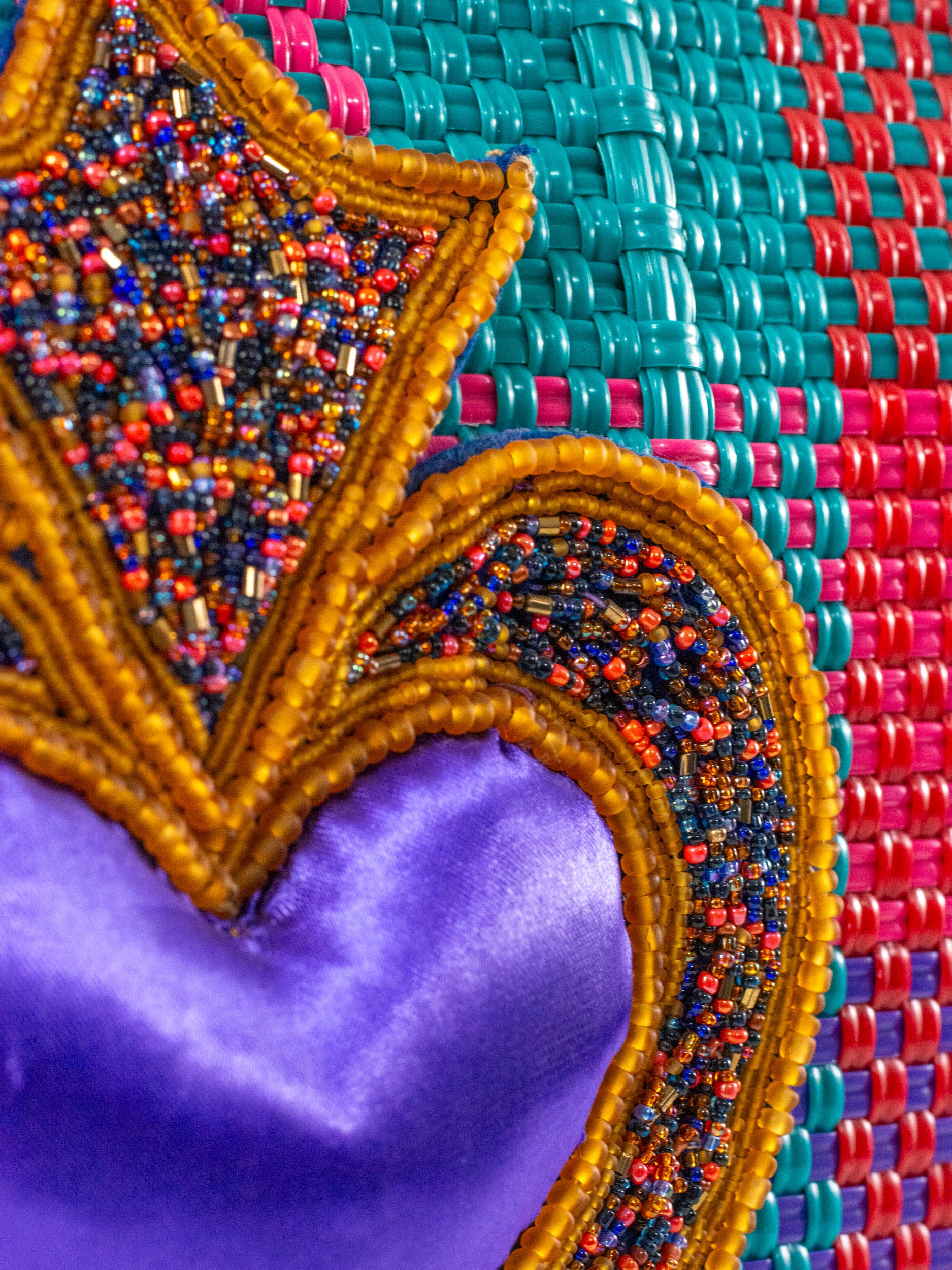 Bolsa artesenal corazón milagro grande