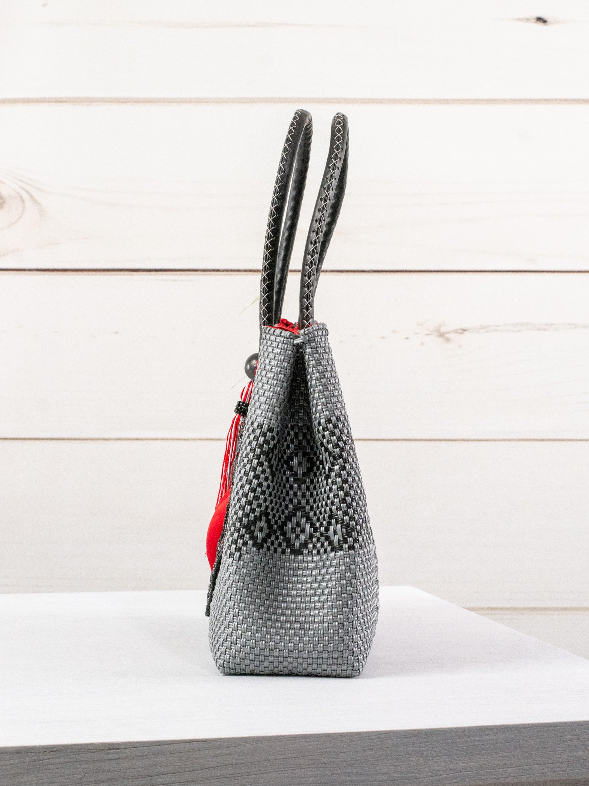 Bolsa artesanal corazón milagro mediana