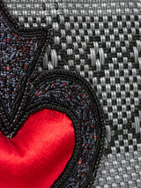 Bolsa artesanal corazón milagro mediana