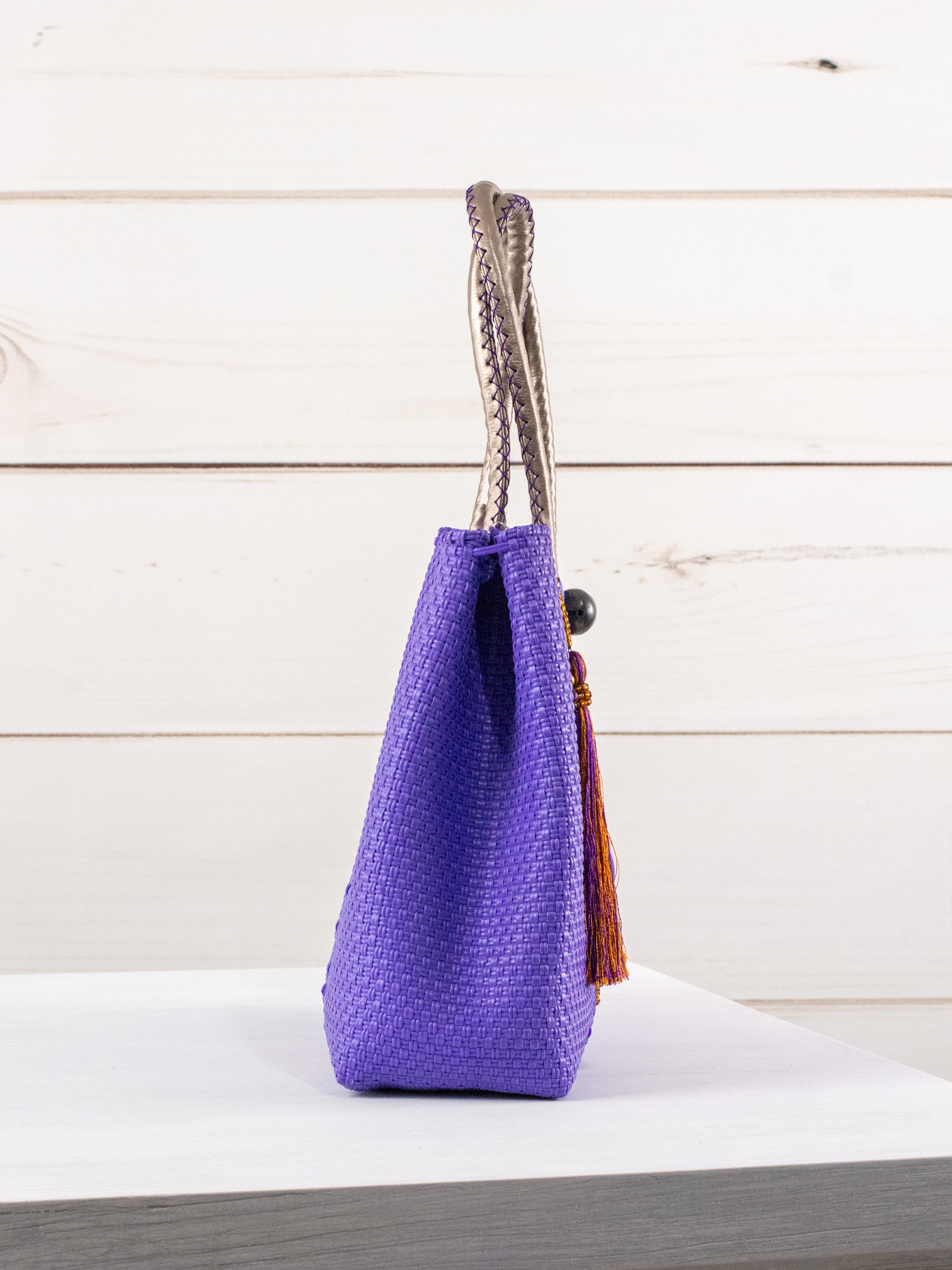 Bolsa artesanal corazón milagro mediana