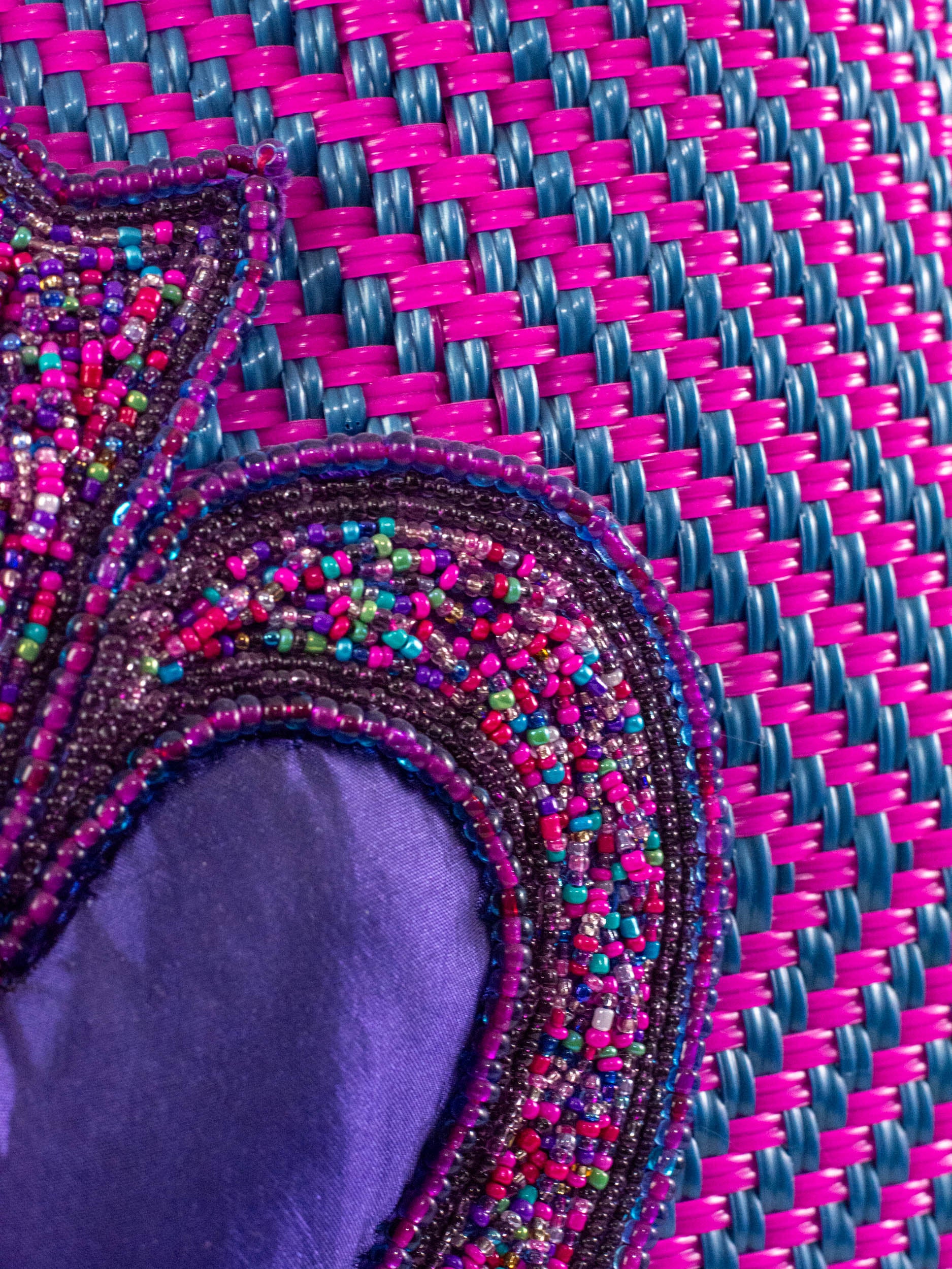 Bolsa artesanal corazón milagro mediana