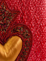 Bolsa artesanal corazón milagro mediana