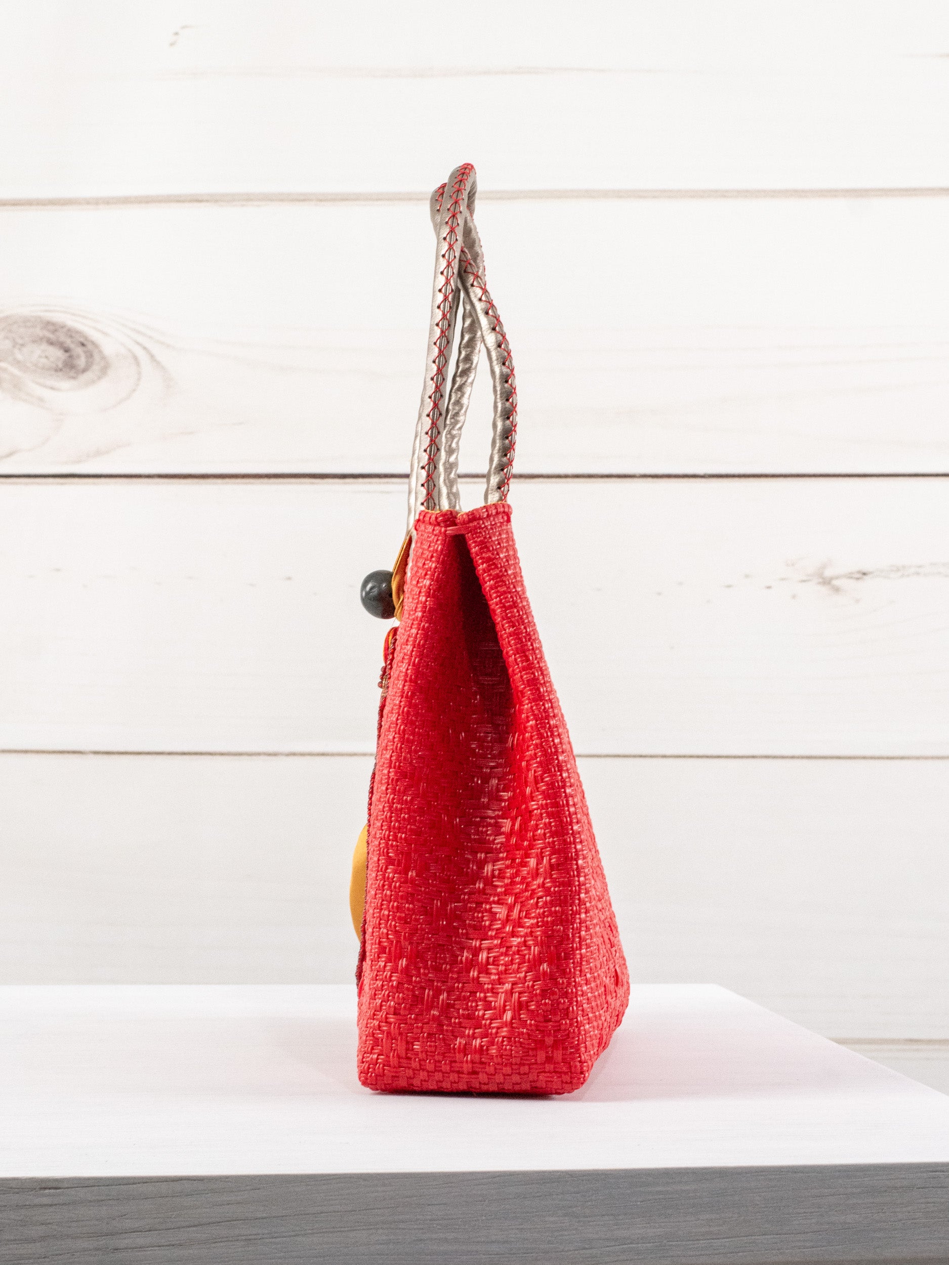 Bolsa artesanal corazón milagro mediana