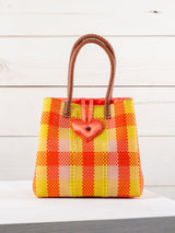 Bolsa artesanal corazón milagro mediana