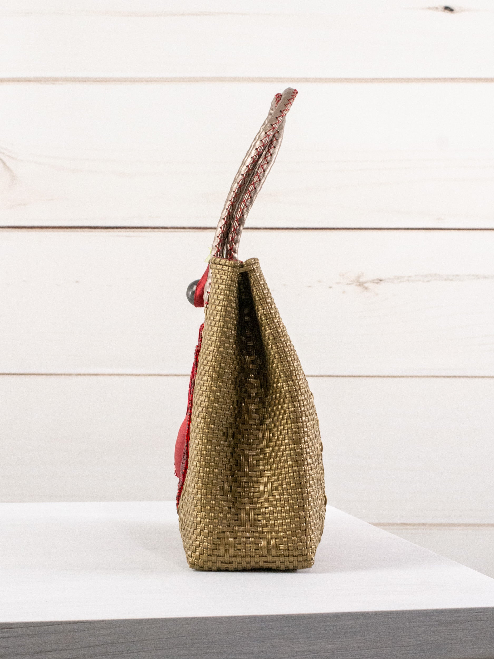 Bolsa artesanal corazón milagro mediana