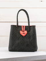 Bolsa artesanal corazón milagro mediana