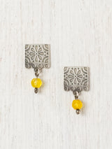 Aretes de papel picado flores chicos