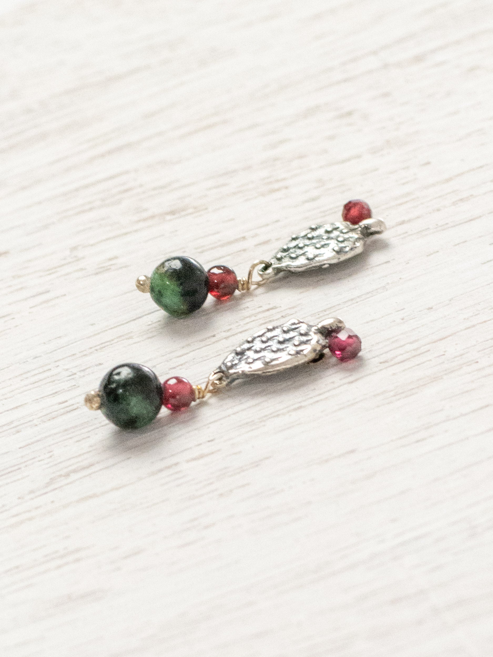 Aretes de nopal mini