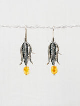 Aretes de mazorca de maíz