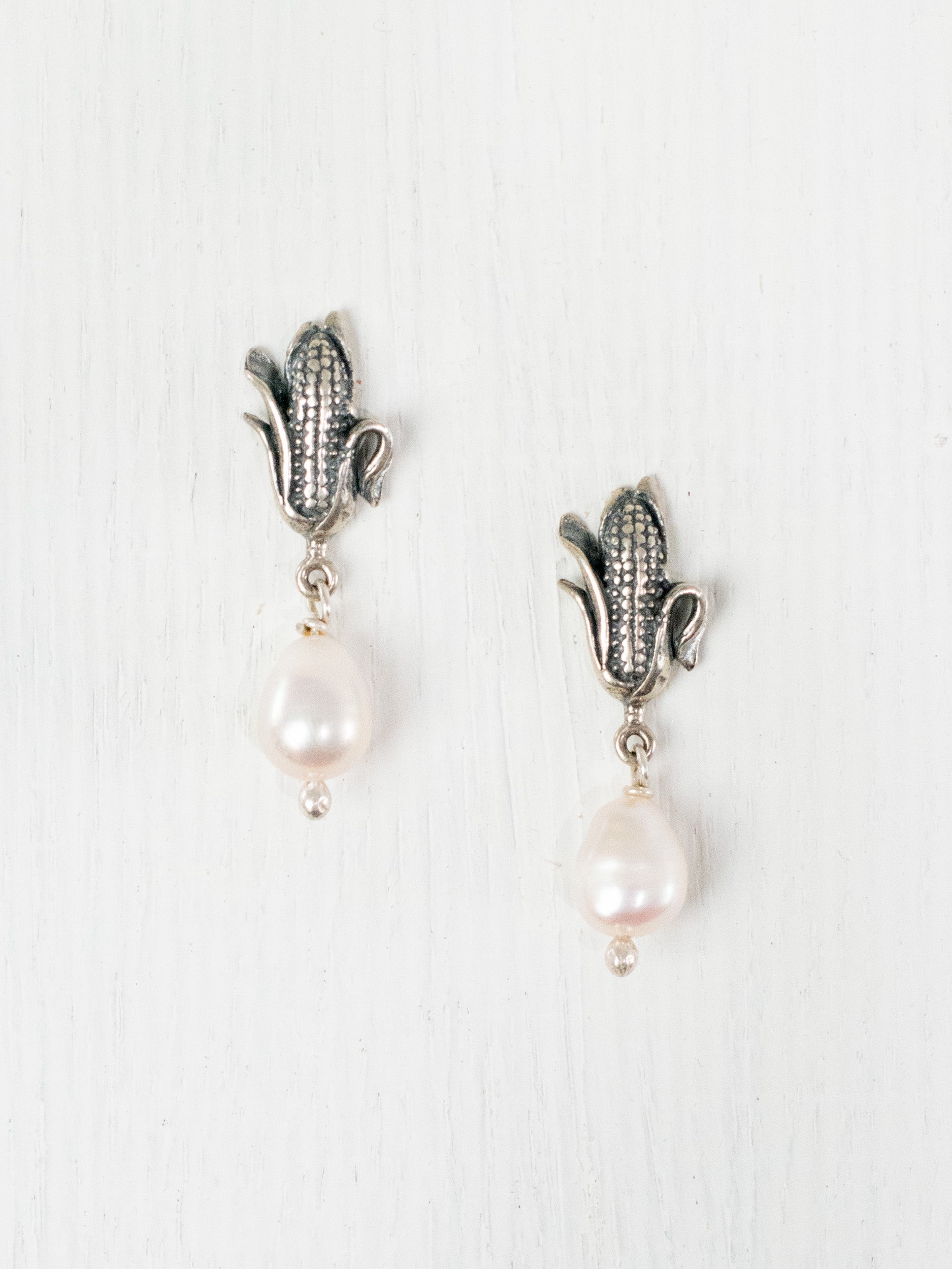 Aretes de mazorca de maíz mini