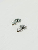 Aretes de corazón con nopal chico