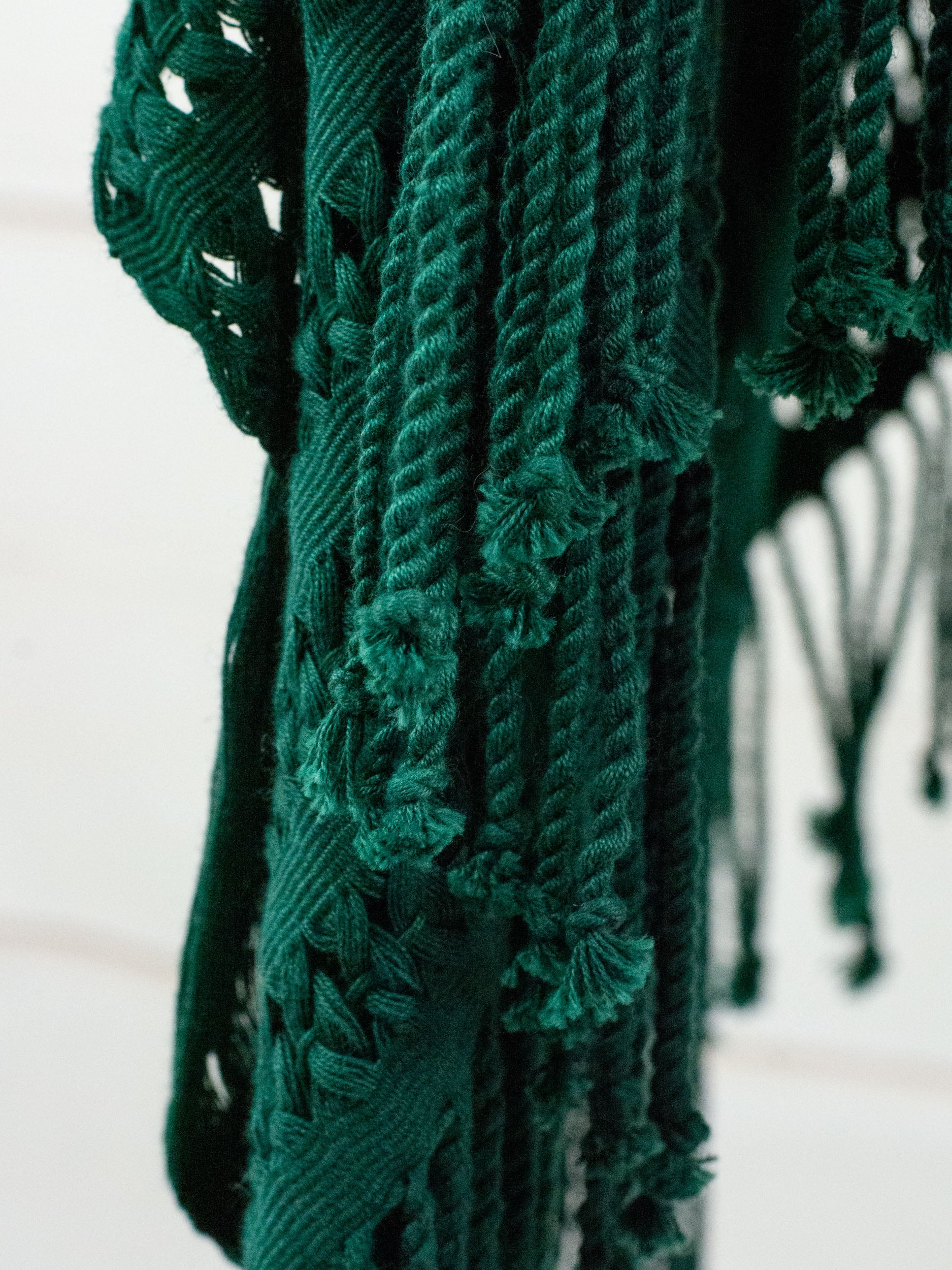 Poncho largo todos deshilados Chiapas