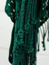 Poncho largo todos deshilados Chiapas