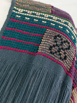 Poncho largo todos deshilados Chiapas