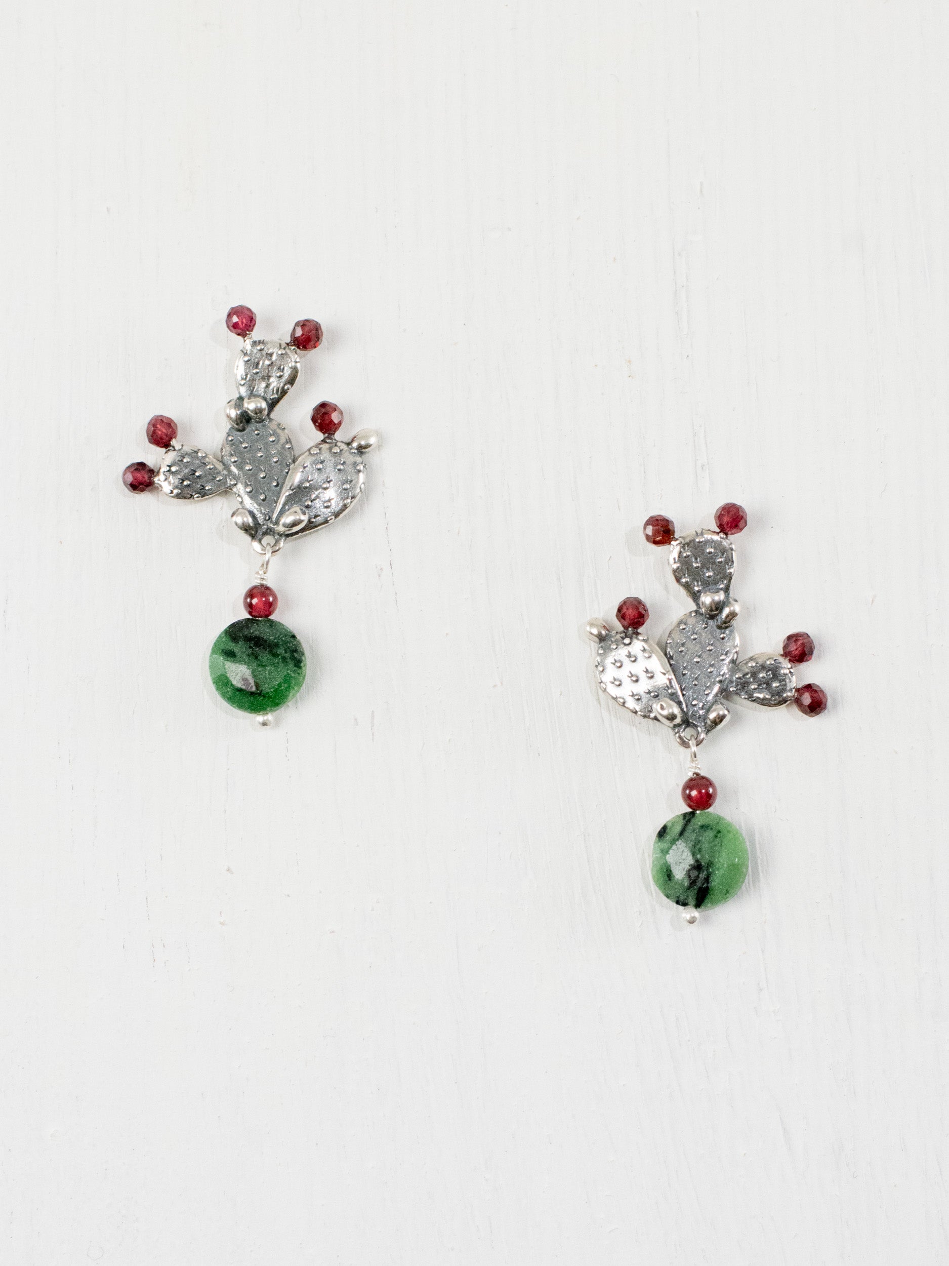 Aretes de nopal clásico