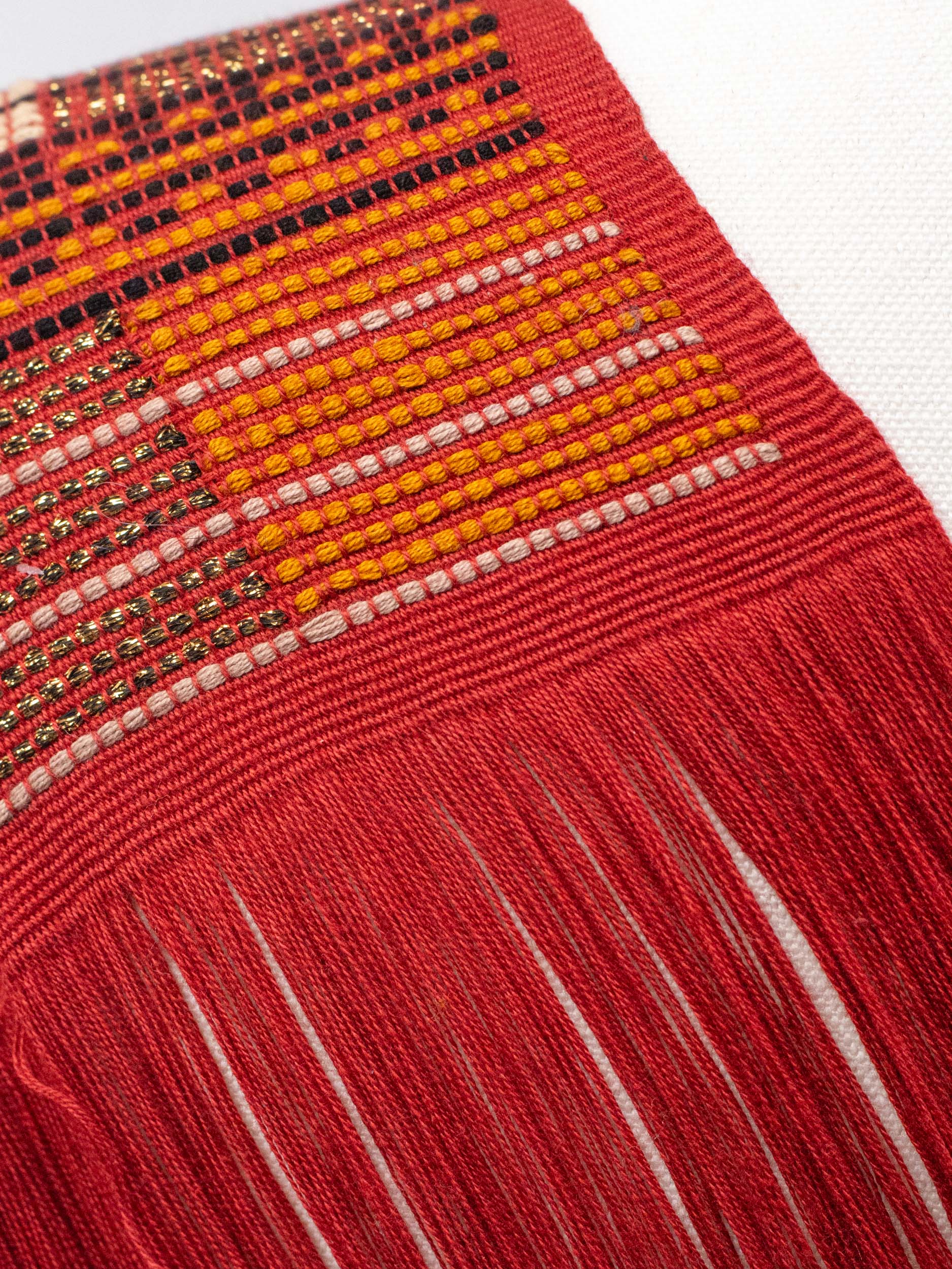 Poncho largo todos deshilados Chiapas
