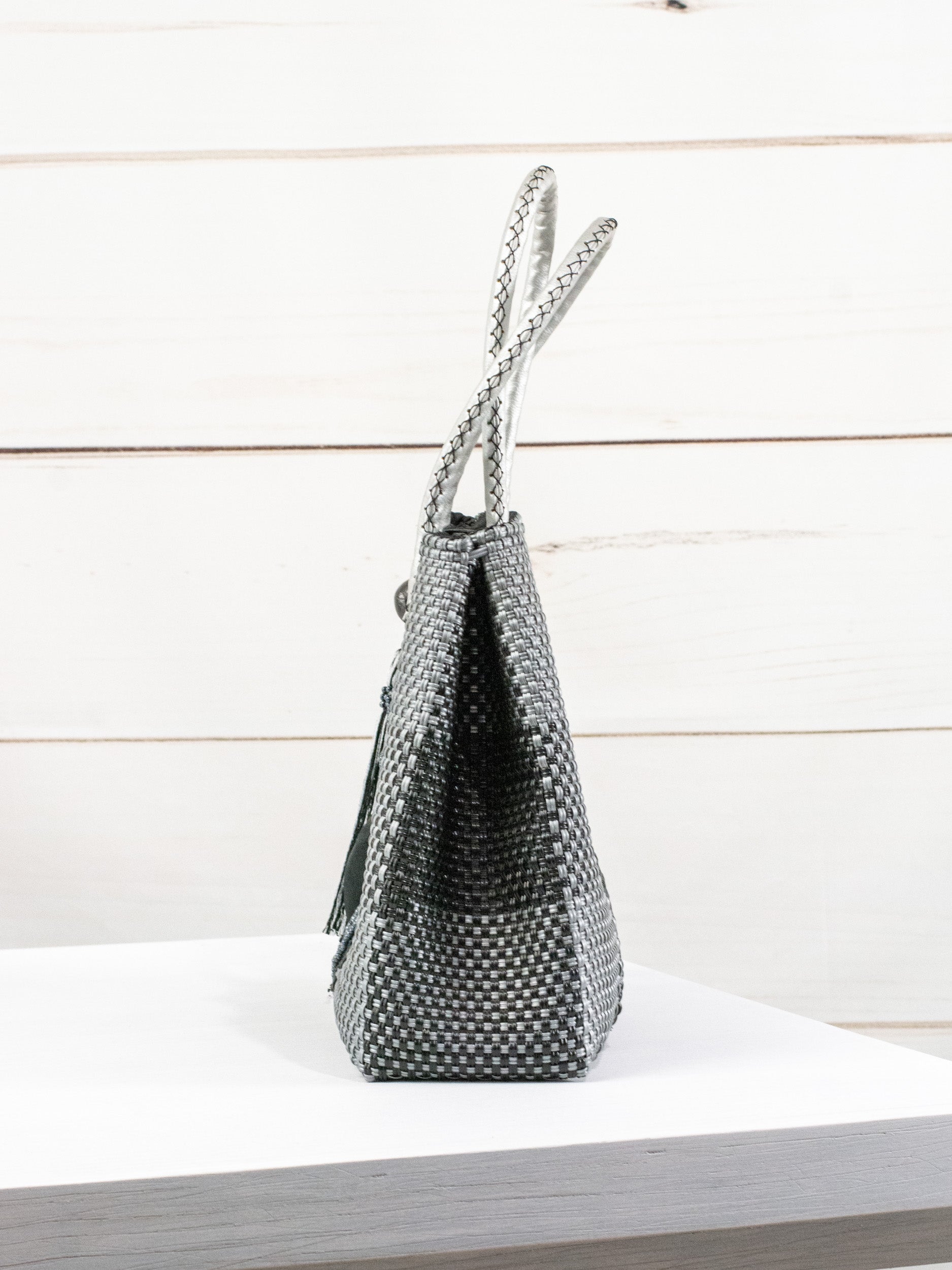 Bolsa artesanal corazón milagro mediana