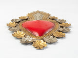 Corazón halo de flores